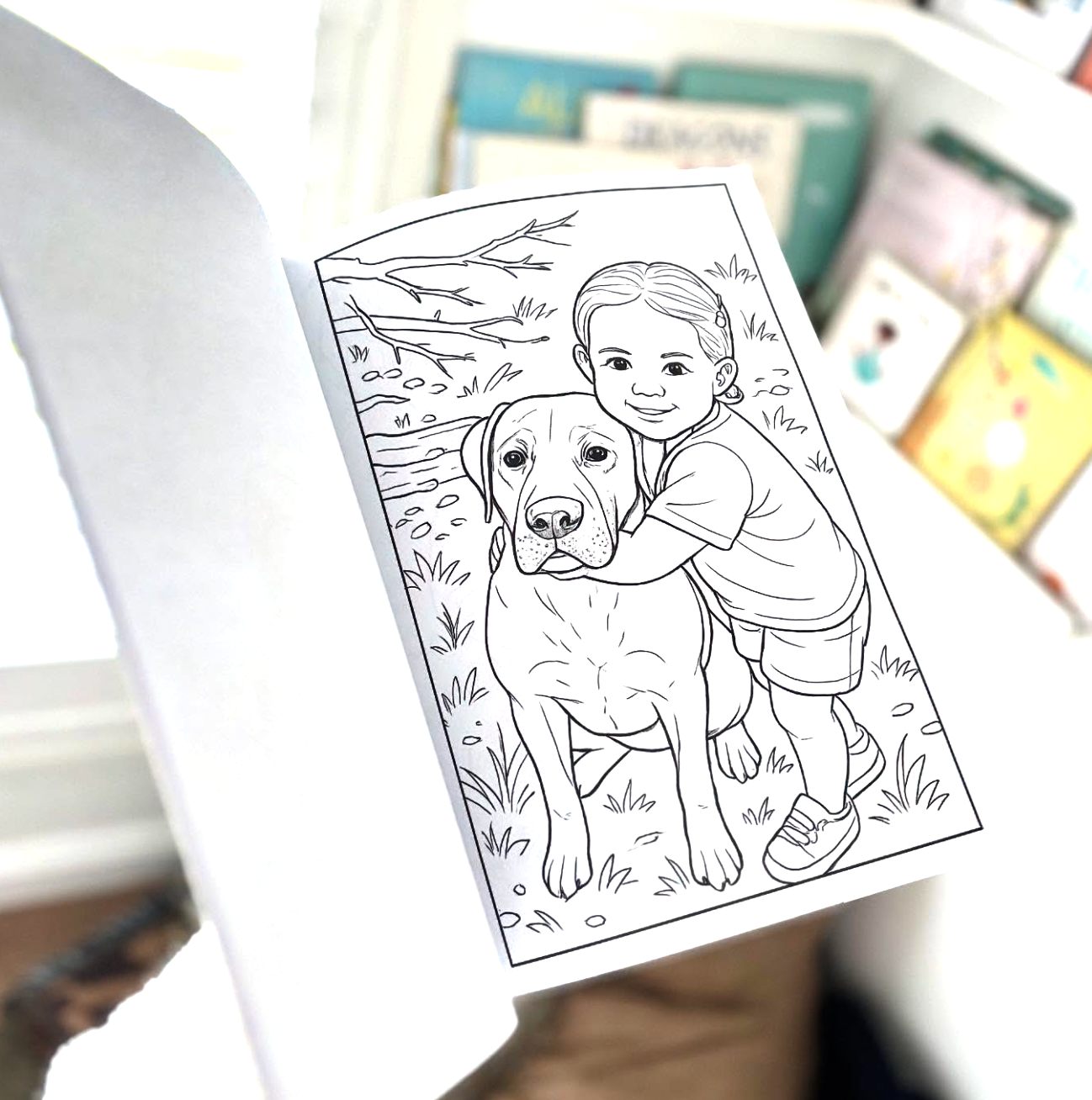 Custom Coloring Book (A4)