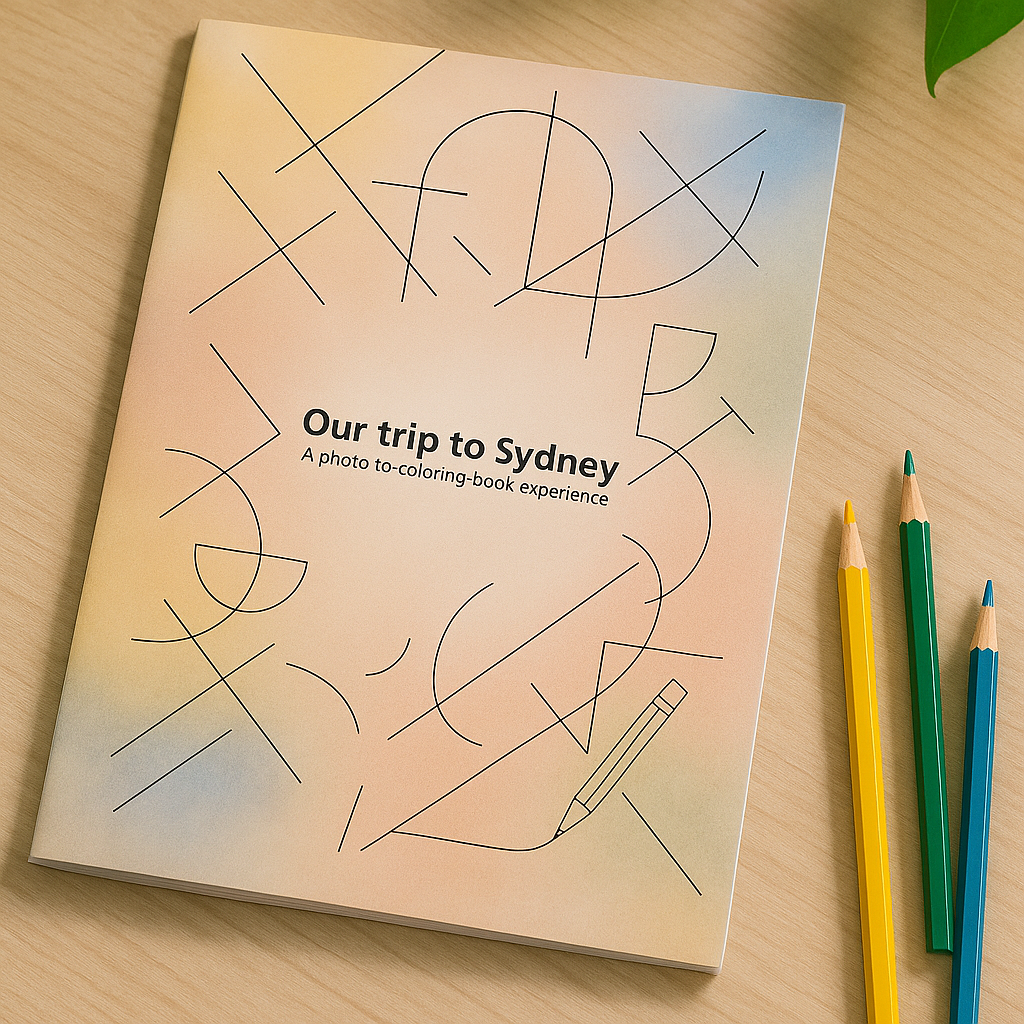 Custom Coloring Book (A4)